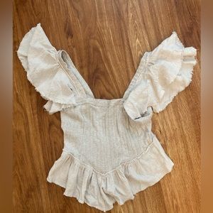 Free people flirty top